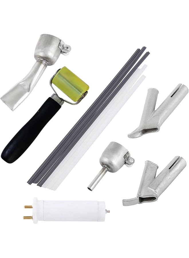 إيروريكس مجموعة أدوات لحام الهواء الساخن بقوة 1600 واط مع فوهة سرعة اللحام وقضيب الأسطوانة - Image 3