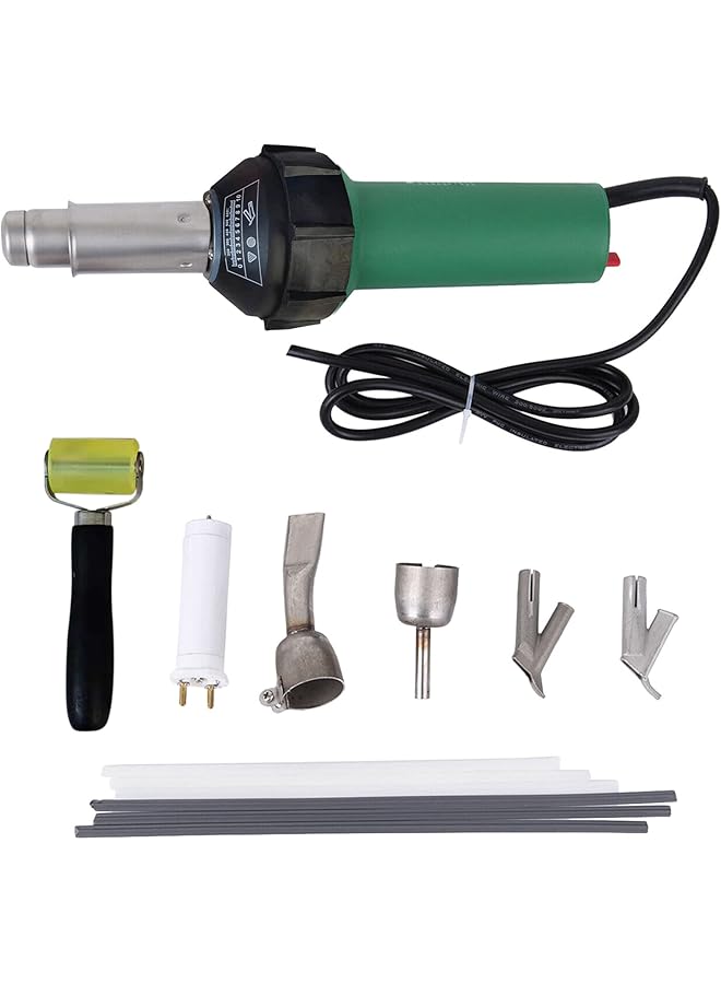 إيروريكس مجموعة أدوات لحام الهواء الساخن بقوة 1600 واط مع فوهة سرعة اللحام وقضيب الأسطوانة - Image 1