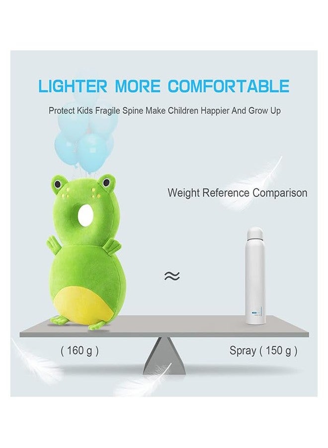 MUREN Head Protector for Kids, Baby Safety Soft Cushion Backsafe Pillow for Kids, Anti-Fall Pillow with Adjustable Shoulder Strap (Green) - Image 4