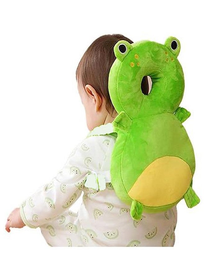 MUREN Head Protector for Kids, Baby Safety Soft Cushion Backsafe Pillow for Kids, Anti-Fall Pillow with Adjustable Shoulder Strap (Green) - Image 1