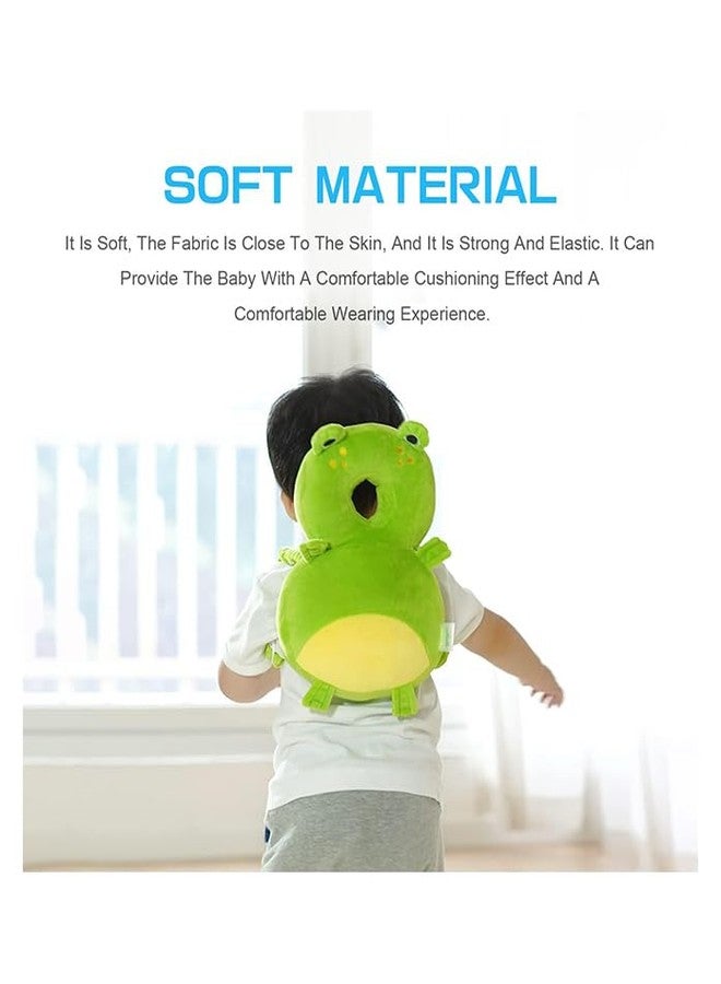MUREN Head Protector for Kids, Baby Safety Soft Cushion Backsafe Pillow for Kids, Anti-Fall Pillow with Adjustable Shoulder Strap (Green) - Image 3