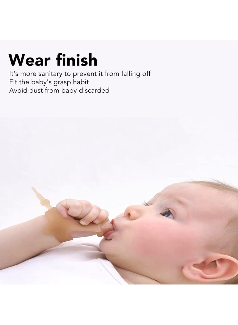 RTYY واقي إصبع سيليكون لمنع مص الإبهام، واقي إصبع سيليكون قابل للتعديل لمنع مص الإبهام، مجموعة علاج مص الإبهام من السيليكون - Image 2