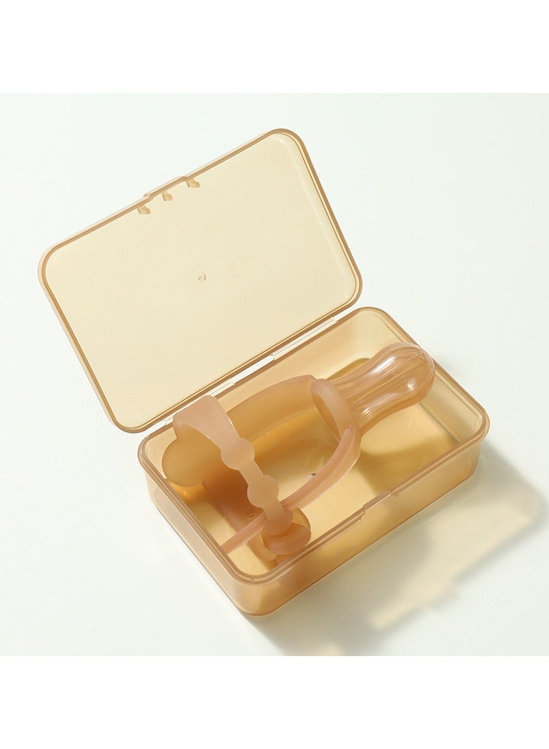 RTYY واقي إصبع سيليكون لمنع مص الإبهام، واقي إصبع سيليكون قابل للتعديل لمنع مص الإبهام، مجموعة علاج مص الإبهام من السيليكون - Image 3