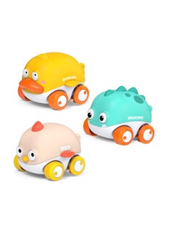 Y&D Animal Car Toys for 1 2 3 Year Old Boy, Pack Wind up Bath Boy Gifts Toddler Age 1-2 Baby 12-18 Months Birthday Girl  - Image 1