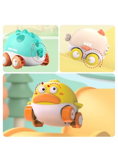 Y&D Animal Car Toys for 1 2 3 Year Old Boy, Pack Wind up Bath Boy Gifts Toddler Age 1-2 Baby 12-18 Months Birthday Girl  - Image 3