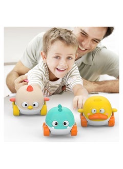 Y&D Animal Car Toys for 1 2 3 Year Old Boy, Pack Wind up Bath Boy Gifts Toddler Age 1-2 Baby 12-18 Months Birthday Girl  - Image 4