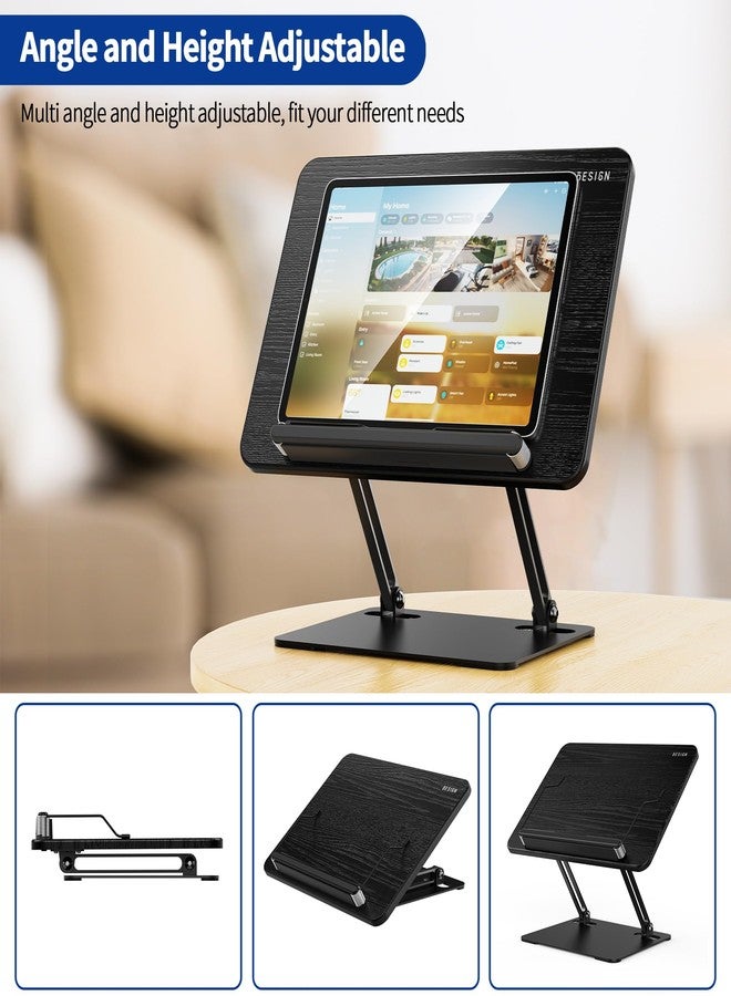 BESIGN BS01 Book Stand for Reading, Adjustable Book Holder, Ergonomic Laptop Stand with Elastic Page Clips for Music Scores, Recipe, Tablet, Laptop (Black) - Image 5