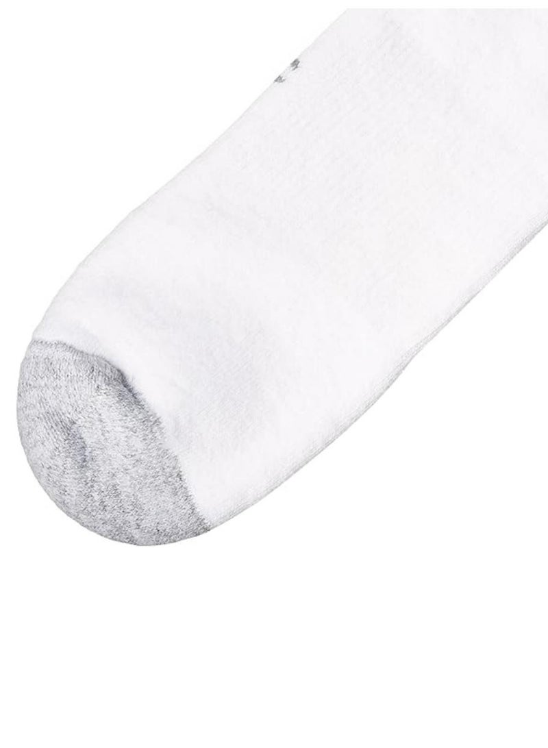 DUNISO 6 Pack Men's Quarter Socks, Short Socks, Running Ankle Socks, Breathable Socks Suitable For Work, Home (White) - Image 3