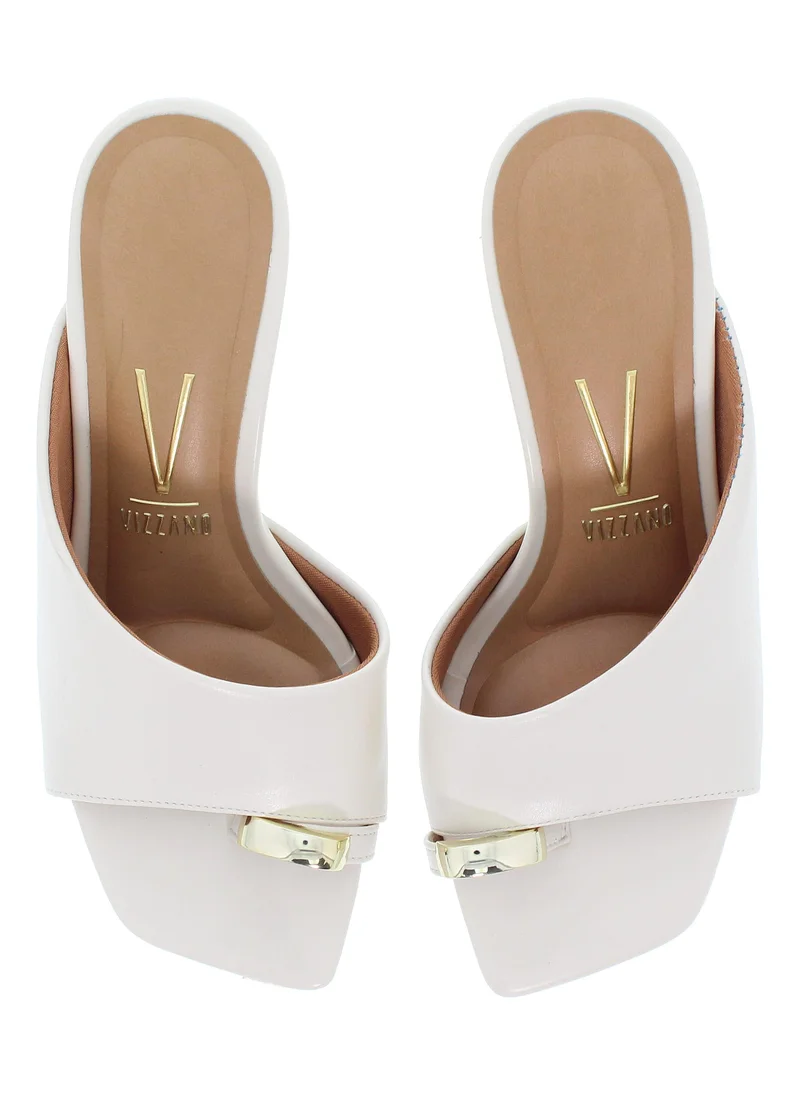 VIZZANO Off White Vizzano Women’s Mid Heel Sandals – Stylish Everyday Wear with Comfortable Support for Women | Best Price UAE