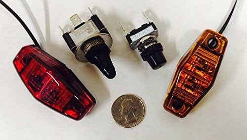 Maverick Advantage UTV/SXS/ATV Turn Signal Kit w/HORN for Kawasaki TERYX TERYX4 Brilliant LEDs - Image 2