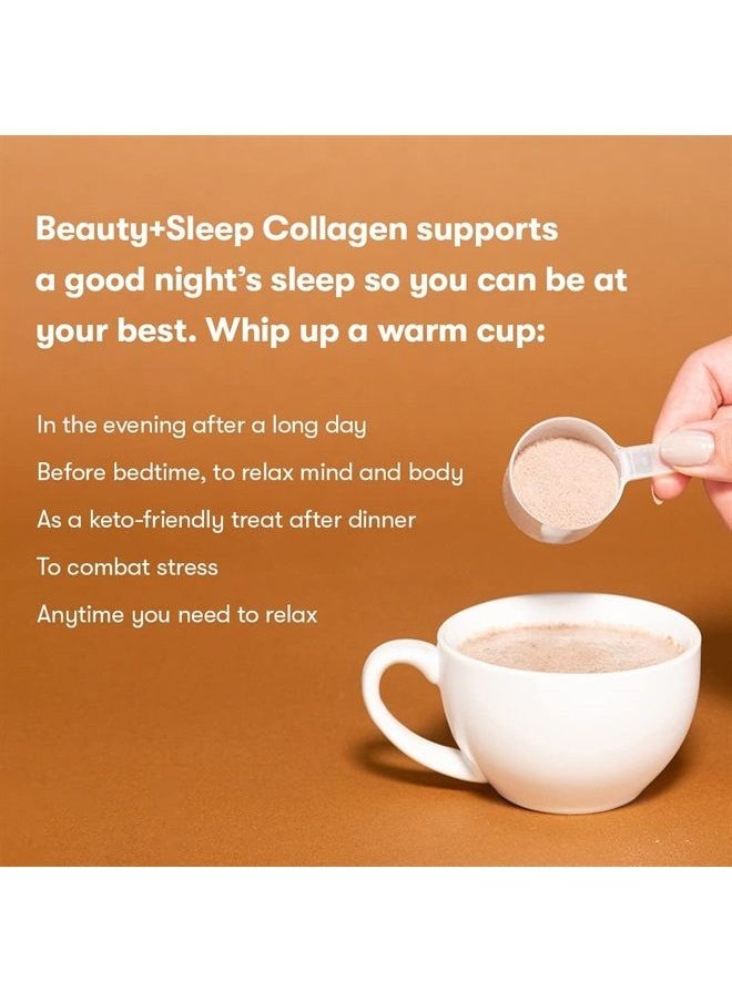 Perfect Keto Beauty+Sleep Collagen Powder | Keto-Friendly Grassfed Collagen Peptides Protein Powder for Sleep and Stress Relief– Mexican Hot Chocolate  - Image 5