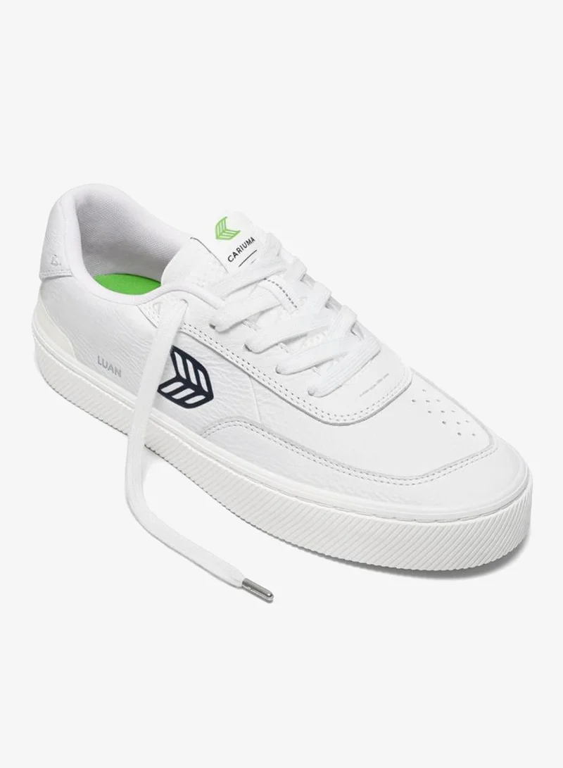 Cariuma  LUAN PRO White Premium Leather Black Logo Sneaker  | Best Price UAE
