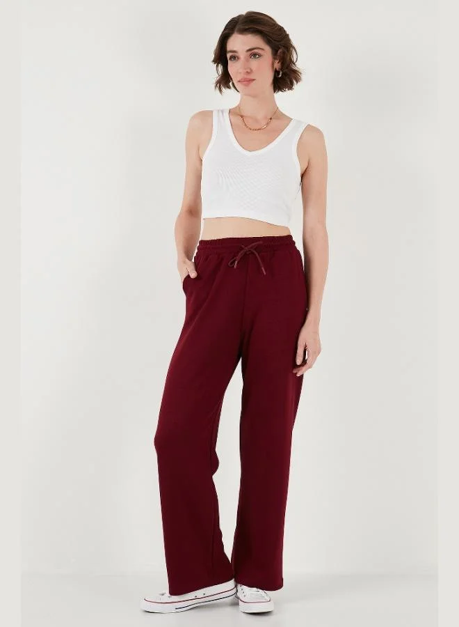 ليلا بنطلون رياضي نسائي واسع الساق من قماش لايلا من أويشو