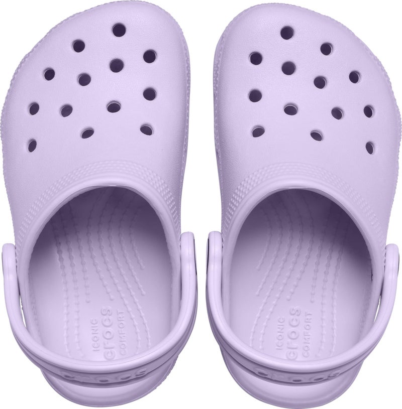 Crocs Kids Classic Clog (Toddler) - Clogs for Kids - Synthetic Upper - Ventilation Holes - Round Toe Lavender 7 Toddler M - Image 4