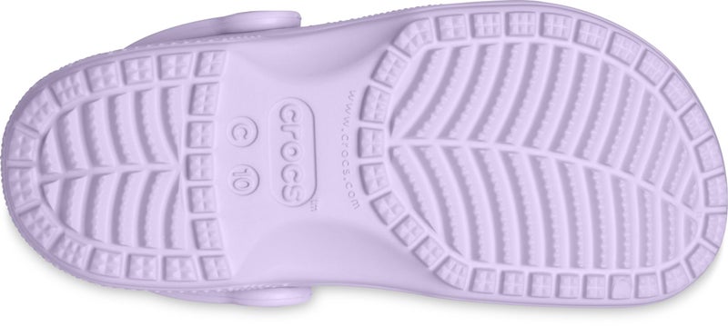Crocs Kids Classic Clog (Toddler) - Clogs for Kids - Synthetic Upper - Ventilation Holes - Round Toe Lavender 7 Toddler M - Image 3