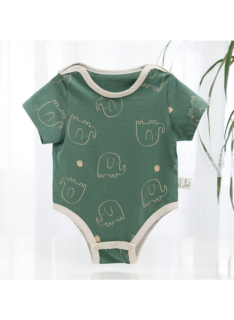 Loquat - Baby Summer Short Sleeve Cute Comfortable Jumpsuit - Image 1