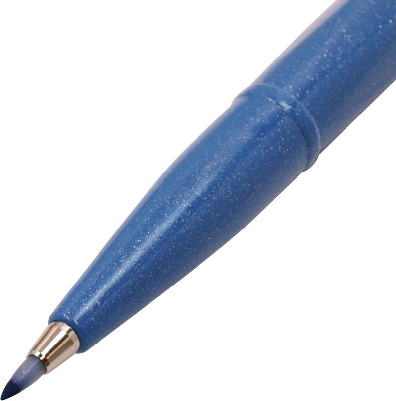 بنتل قلم توقيع بنتل برأس فرشاة - أزرق سماوي - Image 2