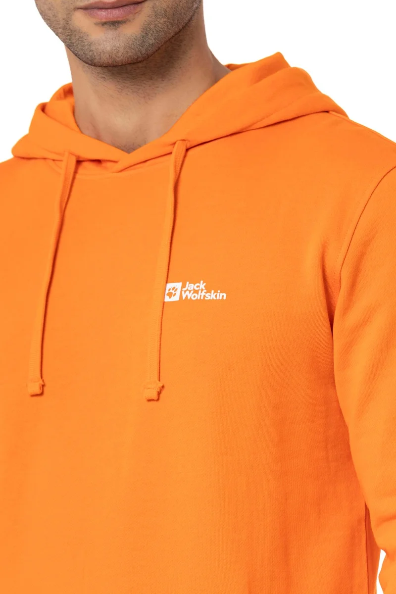 جاك ولفسكن Tommy Hoody Orange Men's Hooded Sweatshirt 1000003TR