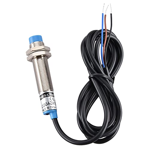 Heschen M12 Inductive Proximity Sensor Switch Non-Shield Type LJ12A3-4-Z/AY Detector 4mm 10-30VDC 200mA PNP Normally Closed(NC) 3 Wire - Image 2