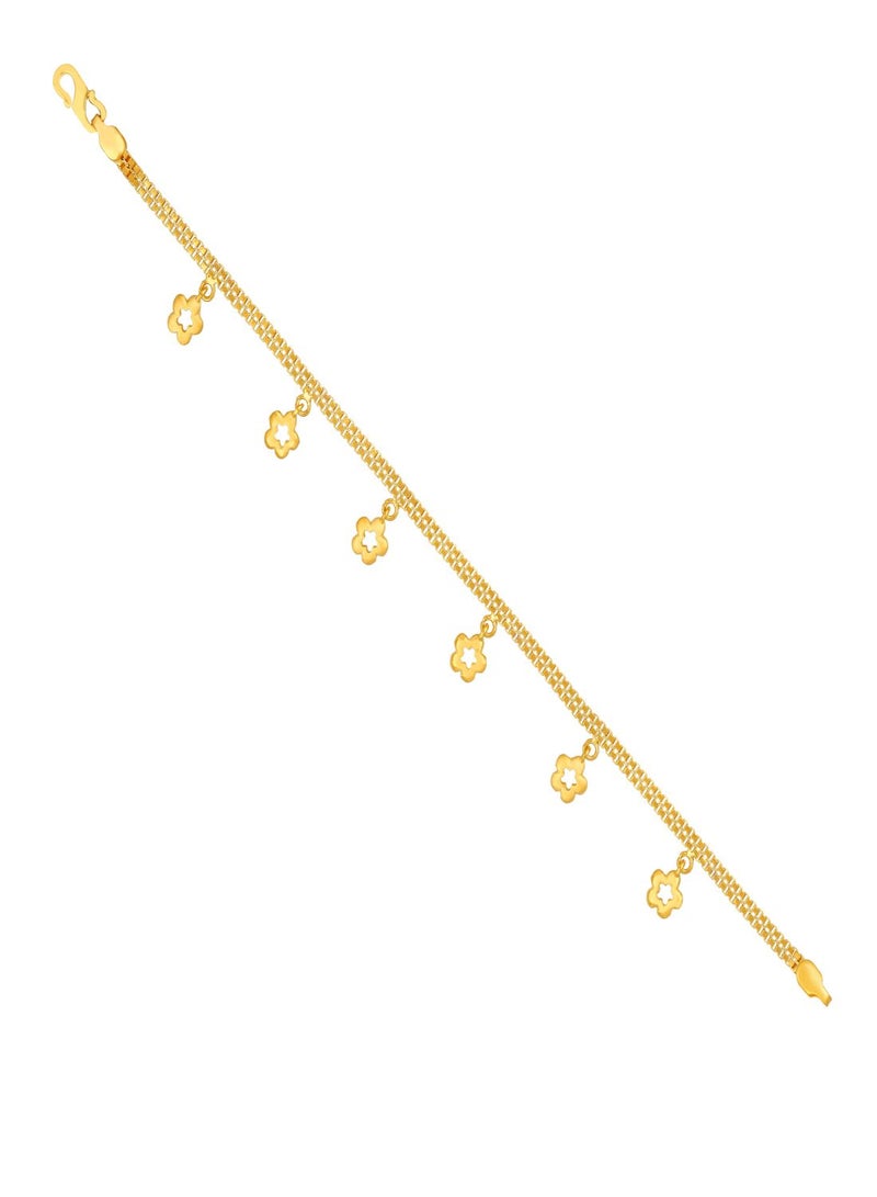Malabar Gold and Diamonds 22 KT 916 Purity Gold Bracelet DZBR422Y55 - Image 2