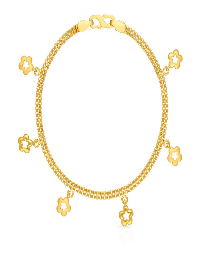 Malabar Gold and Diamonds 22 KT 916 Purity Gold Bracelet DZBR422Y55 - Image 1