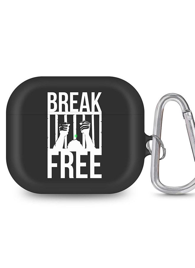 Stylizedd - StylePods Case for Airpods 3rd Gen Case With Anti-Lost Keychain - Break Free - Image 1
