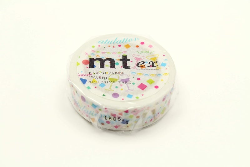 MT mt Washi Masking Tape EX Series, 15 mm x 10 mtrs Shade - Cheers, (Pack of 1)  - Image 2