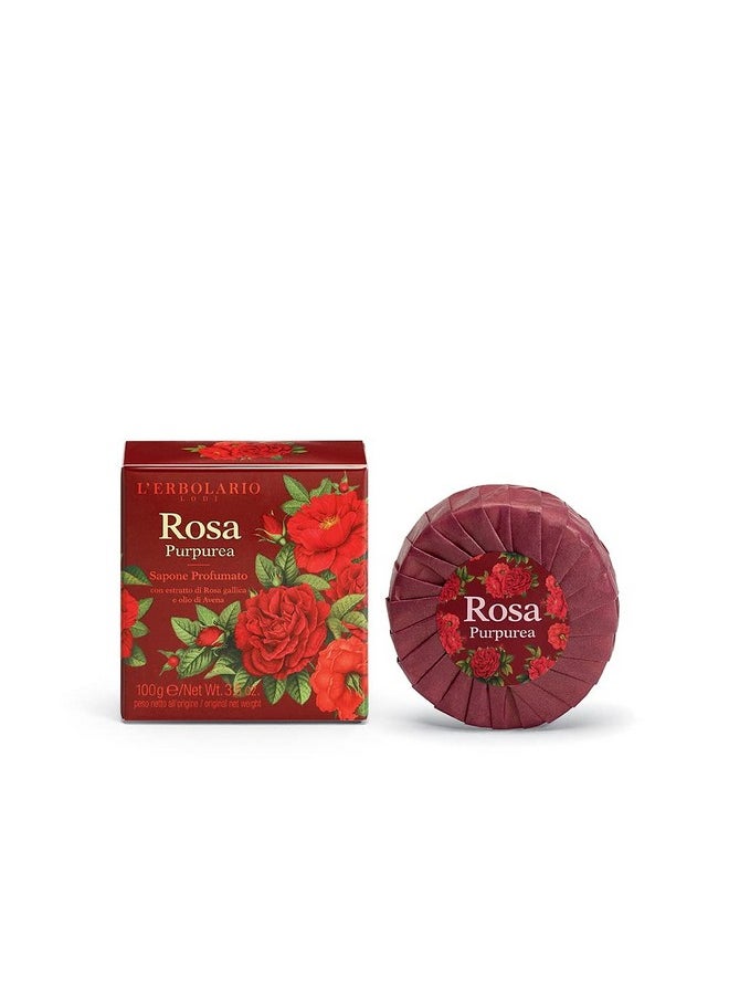 L'Erbolario Lerbolario Rosa Purpurea Soap 100Ml 