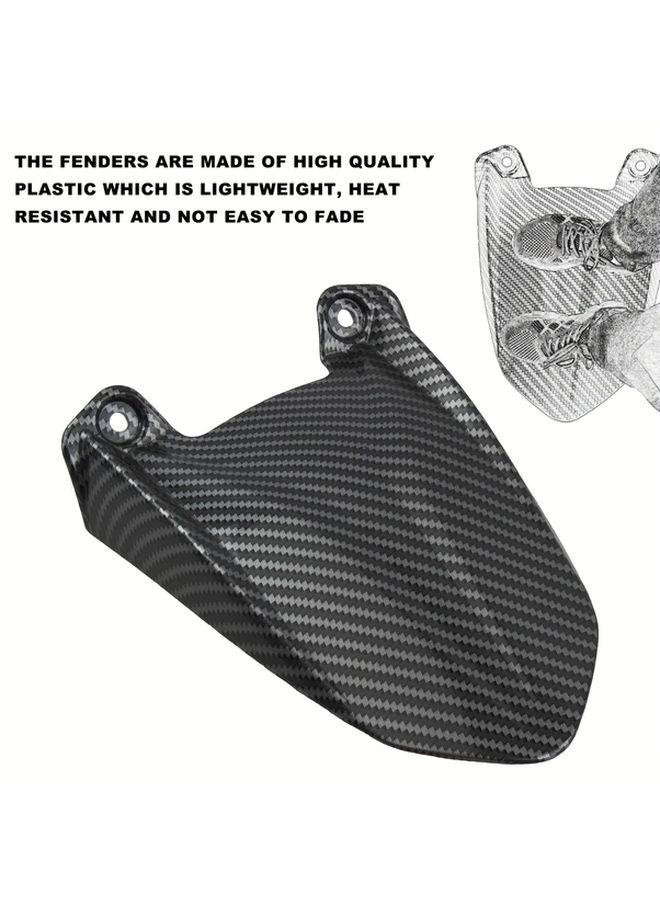 Carbon Fiber Racing Rear Fender Mudguard Easy Install No Drilling Required Durable Plastic For Off Road Motorcycles Enduro Talaria Sting X3 MX3 MX4 Motorcycle Accessories - Image 3