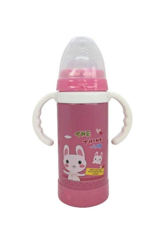 Syga Steel Sipper Baby Drinking Water Bottle Handle With Straw Vacuum Insulated Flask Leakproof Bottle For School Outdoorsassorted Color And Design  - Image 4