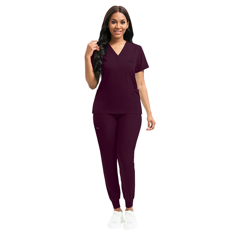 Nursing Scrub Uniforms in Various Colors 42122-Brown  - Image 3