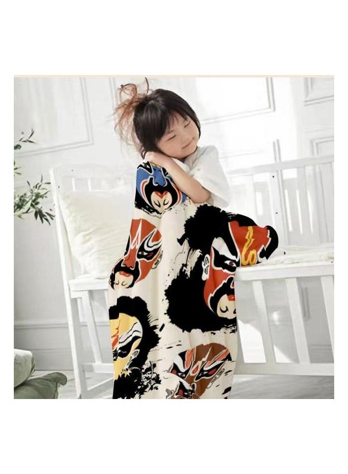 general Flannel thin blanket (warm and comfortable, suitable for sleep, gaming, dust removal and sandproof) 150cm*200cm - 1036 - Image 4