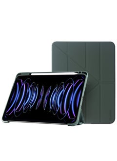 blupebble Hybrid Folio with Pen Holder Transparent Back with Auto Sleep/Wake function Shockproof Slim Case Designed for iPad 10.2-inch 7/8/9th Gen  - Image 1