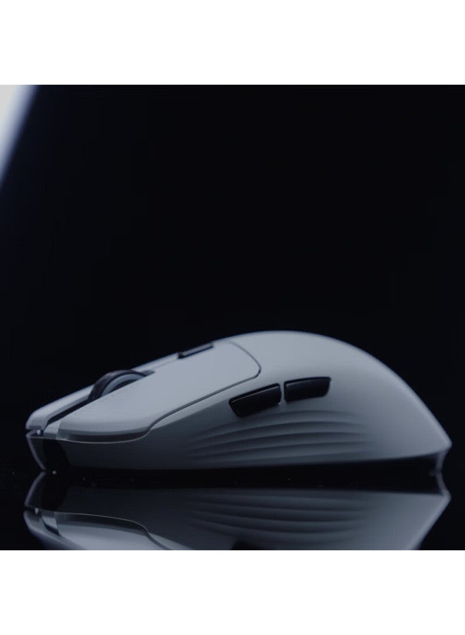 ThundeRobot ماوس ألعاب لاسلكي Ml7 2.4G ماوس سلكي Paw3311 خفيف الوزن ليد متوسطة-كبيرة 12000Dpi معدل استجابة 1000Hz تأثيرات إضاءة RGB أبيض - Image 2