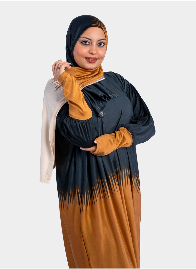 ARTLOOK - Comfortable Long Sleeve Maxi Praying Dress - Image 1