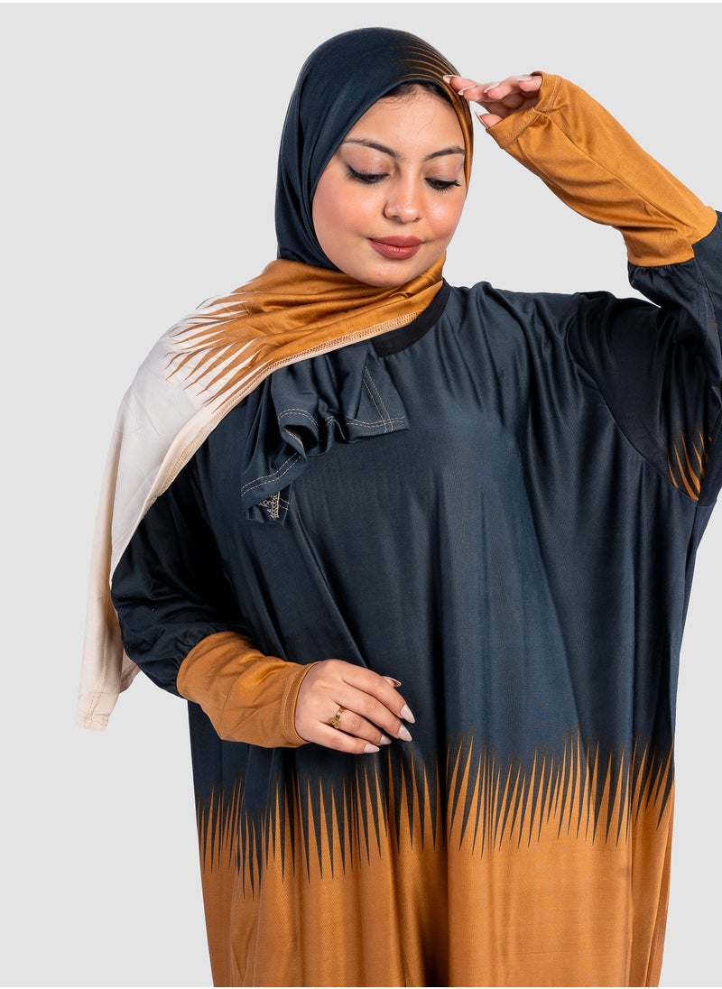 ARTLOOK - Comfortable Long Sleeve Maxi Praying Dress - Image 1