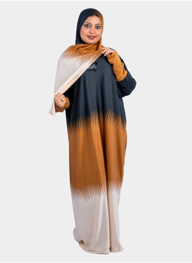 ARTLOOK - Comfortable Long Sleeve Maxi Praying Dress - Image 1