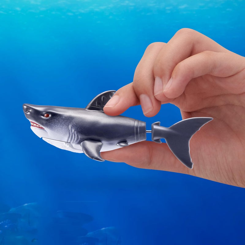 Robo Alive Water Activated Shark 2 Pack (Grey) by ZURU â€“ Realistic Swimming Robotic Bath Toy for Kids, Tweens & Teens, Water-Activated Pet Shark for Play & Pranks, 3+ - Image 5