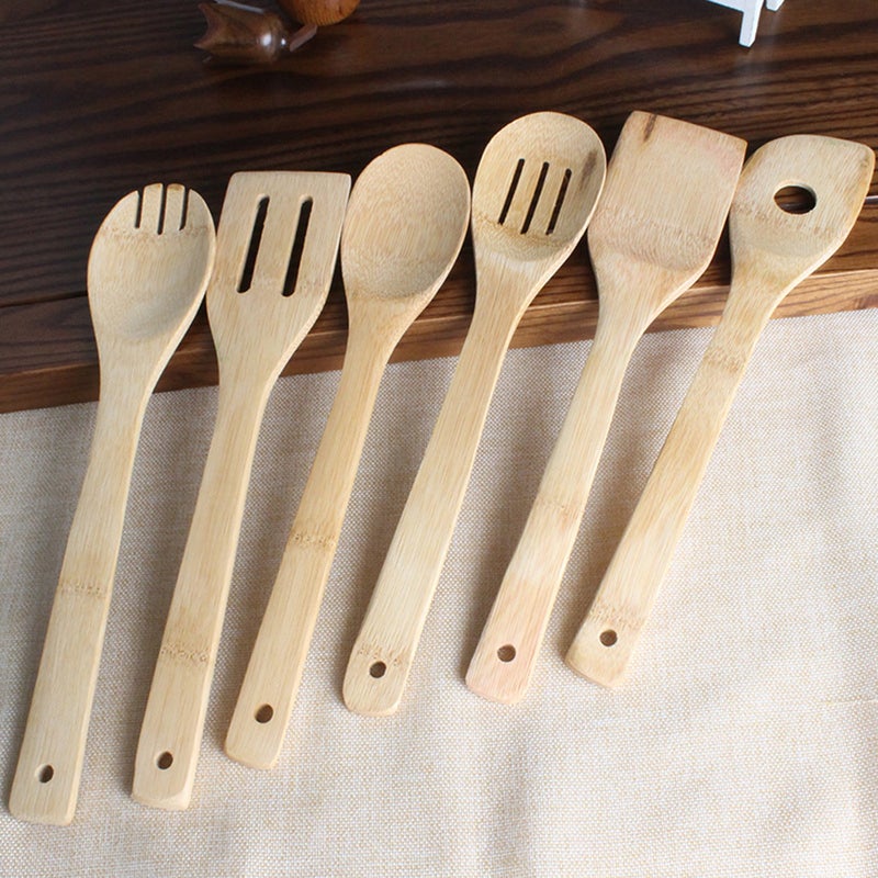 Set of 6 Pcs Kitchen Tools Spatula Turner Utensils for Cooking - Image 1
