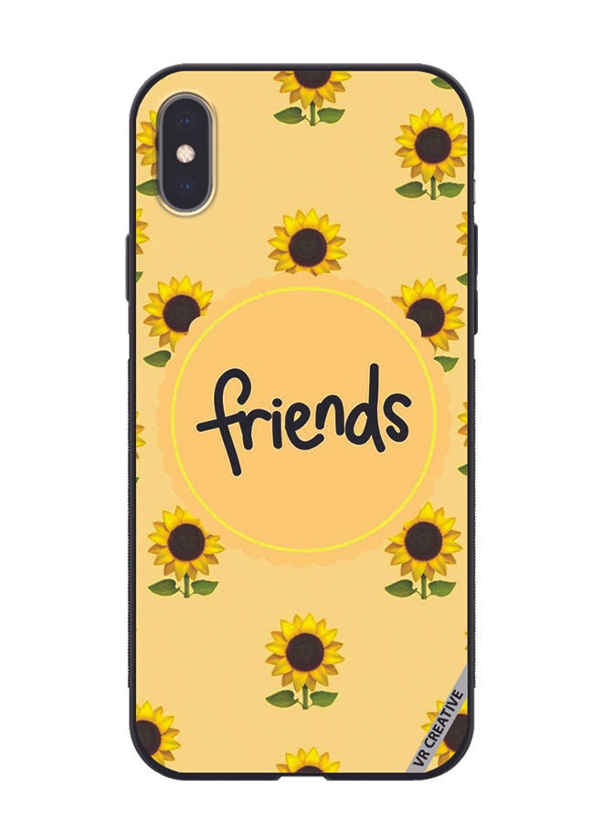 VR CREATIVE Protective Case Cover For Apple iPhone XS Max Friends Design Multicolour - Image 1