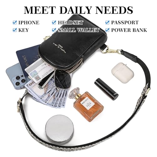 INICAT Travel Small Crossbody Sling Bags Women Vegan Leather Purses Fanny Packs Cross Body Bag Birthday Gifts - Image 5