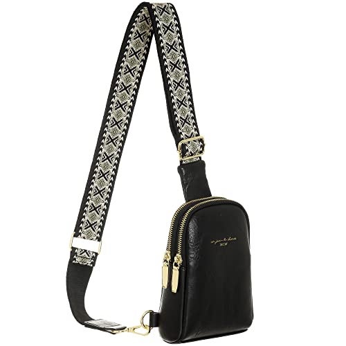INICAT Travel Small Crossbody Sling Bags Women Vegan Leather Purses Fanny Packs Cross Body Bag Birthday Gifts - Image 1