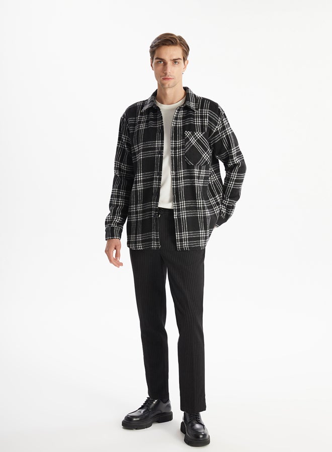 LC WAIKIKI Regular Fit Long Sleeve Plaid Men's Shirt  - Image 2