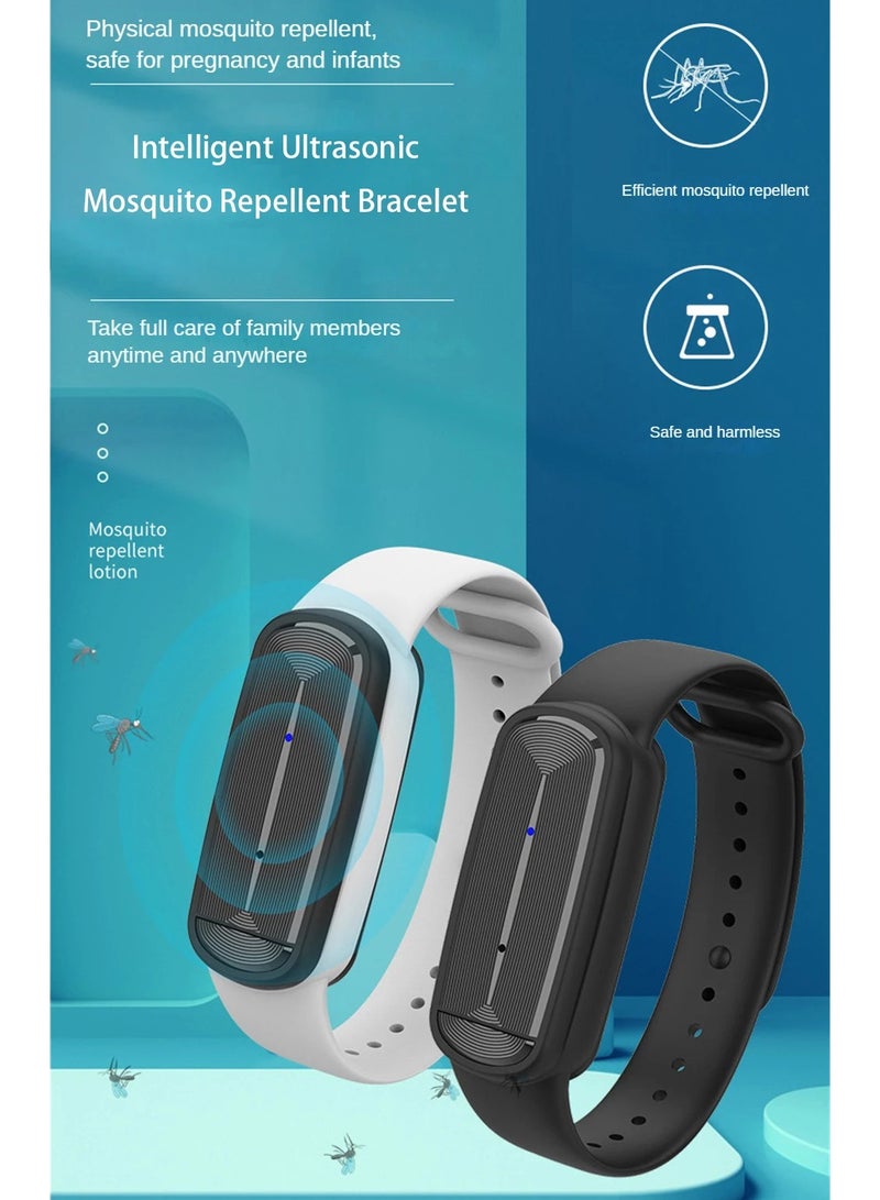 AROAQ M90 Ultrasonic Anti Mosquito Bracelet for Kids 100% Natural Non Toxic Pure Essential Mosquito Repellent Pest Reject Watch - Image 3
