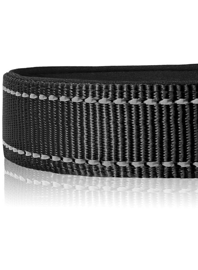 Joytale Joytale Reflective Dog Collar,Soft Neoprene Padded Breathable Nylon Pet Collar Adjustable for Medium Dogs,Black,M  - Image 4