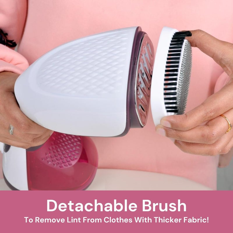 DOMEA Handheld Garment Steamer, 1400W Portable Steamer for Clothes, Fast Heat-Up With 20g/min Steam Output, 220ML Detachable Water Tank, Lightweight Travel Steamer for Fabrics, Curtains & Upholstery - Image 4
