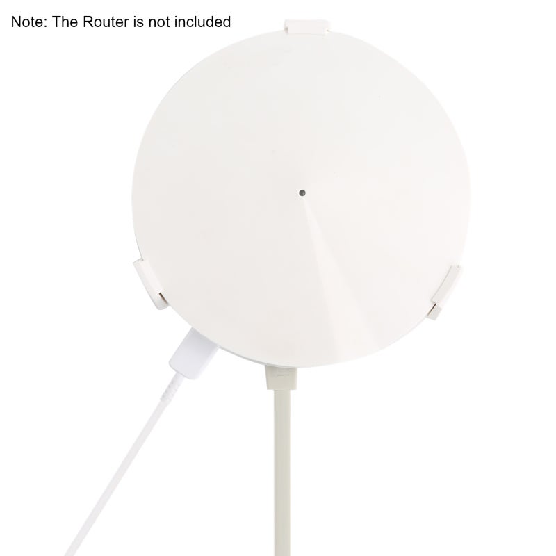 حامل جداري لنظام الواي فاي الشبكي الكلي TP-Link Deco M5/P7 للمنزل بأكمله، حامل بracket متين لروتر Deco M5/P7، حامل جداري لروتر TP-LINK يوفر المساحة، أبيض، عبوة واحدة - Image 3