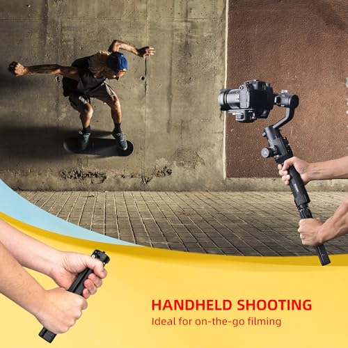 Zeadio Heavy Duty Metal Tripod Stand - Adjustable Universal Small Table Tripod for Camera, Gimbal, Action Cam, Camcorder, Microphone, LED Light, etc(40kg/88lb Load) - Image 3