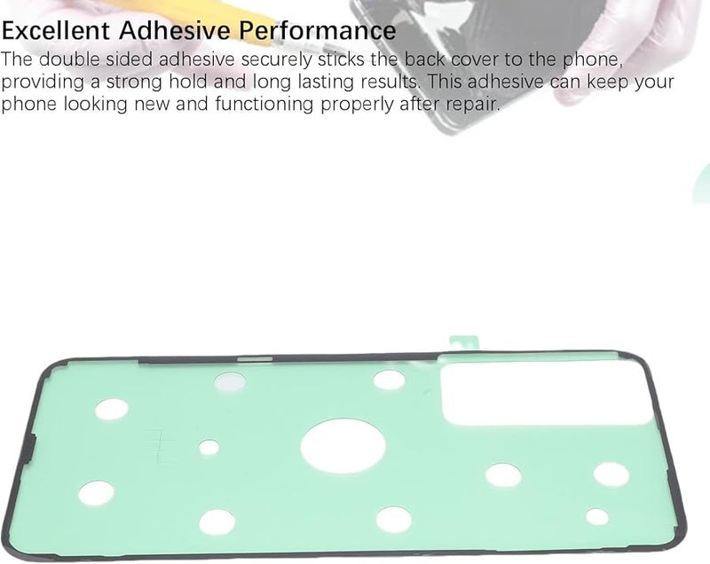 استبدال الزجاج الخلفي لسامسونج جالاكسي إس 23 إف إي SM S711U S711W مع مجموعة اللاصق - Image 4