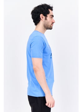 Avalanche Men Sportswear Fit Short Sleeves Outdoor T-Shirt, Blue Combo  - Image 2